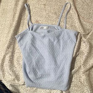 Light blue top with spaghetti straps